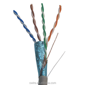 Owire 26Awg 24Awg <span class=keywords><strong>trenzado</strong></span> blindado 4 <span class=keywords><strong>par</strong></span> <span class=keywords><strong>Cable</strong></span> <span class=keywords><strong>de</strong></span> datos <span class=keywords><strong>Ftp</strong></span> Cat6 gato 5E <span class=keywords><strong>Cable</strong></span> Lan - Product Image 4