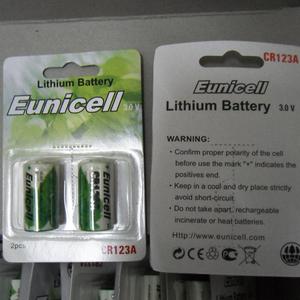 Haute Qualité 3 V <span class=keywords><strong>CR</strong></span> <span class=keywords><strong>123</strong></span> CR123A CR17345 1500 MAH Cylindriques LiMnO2 Batterie Au Lithium - Product Image 2