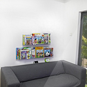 Kệ Sách Acrylic Trong Suốt, Kệ Tường Nổi 24 Inch - Product Image 4