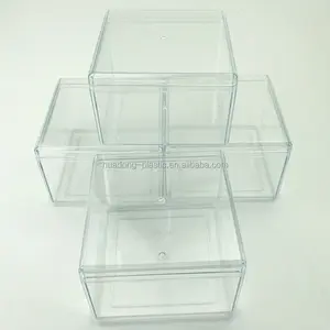 透明糖果盒带盖饼干盒塑料食品容器
