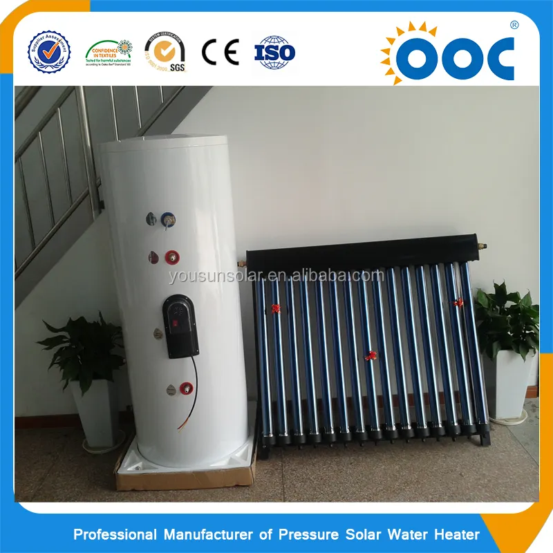 Alta calidad solar de la fractura heatrer/balcón calentador de agua solar a presión