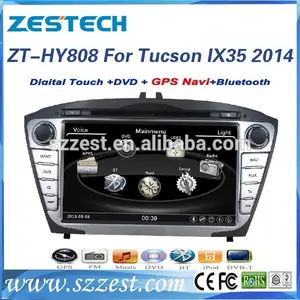 Nhà máy OEM ZESTECH CE FCC / ROHS chứng nhận và 8 inch hai din Hyundai Tucson IX35 2014