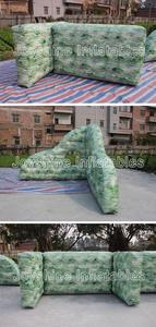Goedkope Opblaasbare Camouflage Muur Tank X Paintball Bunker Obstakel Set Boogschieten Tag Game Air Soft Bunkers Paintball Opblaasbare