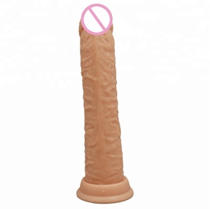 Vibrador cable consolador giratorio Swing Dick la sensación de la piel pene realista consoladores grandes - Product Image 5