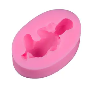 Moule 3D en Silicone souple pour décoration de gâteau de savon en forme de bébé endormi