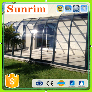 Sombra de Policarbonato Transparente Retráctil de Plástico Recintos <span class=keywords><strong>Patio</strong></span> Terraza Acristalada - Product Image 6