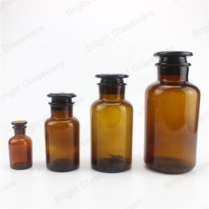 Flacon <span class=keywords><strong>de</strong></span> détergent 60ml 125ml 250ml 500ml 1000ml, flacon en verre ambre, utilisation en laboratoire, vente en gros, bonne qualité - Product Image 2