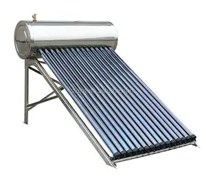 120L 紧凑型高压不锈钢太阳能热水器，用于家庭热管真空管
