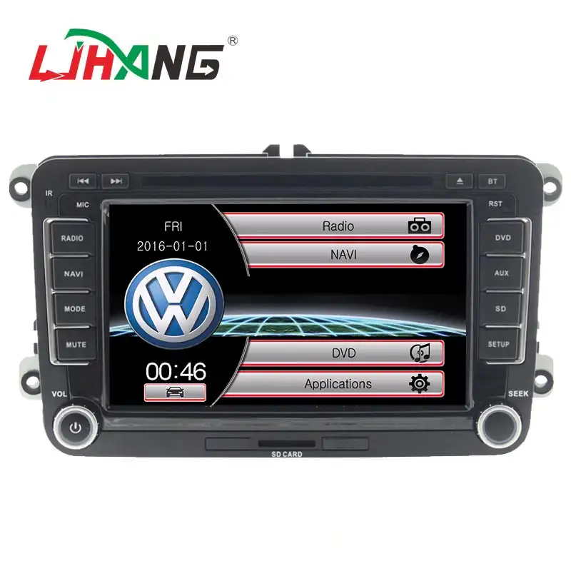 LJHANG 2 DIN 7 pollici touch screen auto sistema audio per Volkswagen VW PASSAT B6 gps di navigazione per auto con car dvd specchio lettore di collegamento