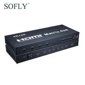 5.1 amplificateur home cinéma HDMI Matrix 4 en 4 sorties usb extender HDMI 4x1 Quad multi-visionneuse