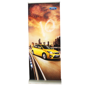 Promozionale fiera a pubblicità alluminio retrattile roll up banner stand display standee - Product Image 6