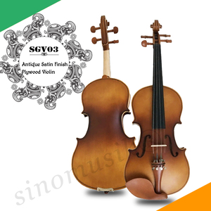 Instrumentos Musicales, Violín Antiguo a Precio Económico, Violín Hecho a Mano con <span class=keywords><strong>Madera</strong></span> de Jujube, con Estuche y Arco de <span class=keywords><strong>Madera</strong></span> - Product Image 2