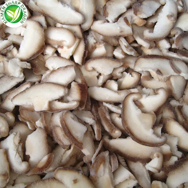 IQF All'ingrosso coltivazione in serra organico congelati shiitake fungo blocchi with1kg prezzo