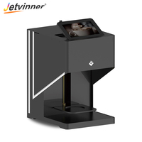 Кофе-принтер Jetvinner selfie, принтер для печати тортов коричневого цвета, съедобные чернила, устройство для рисования еды «сделай сам»