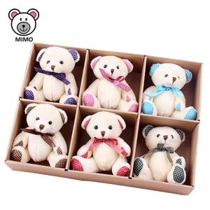 Portachiavi Orsacchiotto di <span class=keywords><strong>Peluche</strong></span> Personalizzato 10cm con Vestiti, Economico all'Ingrosso, Morbido Animale di <span class=keywords><strong>Peluche</strong></span> <span class=keywords><strong>Mini</strong></span> Orsacchiotto - Product Image 2