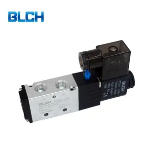 Válvula Solenoide de Control de aire neumática, bobina eléctrica de alta calidad, 4V210-08, 5/2 vías, 4V210, venta de fábrica