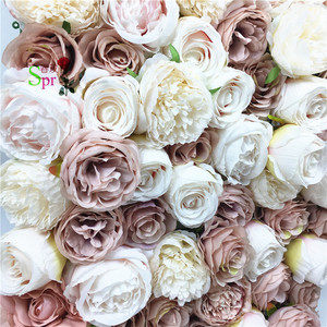 Décoration murale de mariage, fausses fleurs décoratives, pour un fond de votre mariage, vente en gros, - Product Image 2