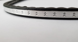 Barre d'espacement moderne multi-modèles en aluminium et caoutchouc à bord chaud avec bandes de butyl, longueur personnalisée pour l'étanchéité du verre <span class=keywords><strong>isolant</strong></span> - Product Image 6