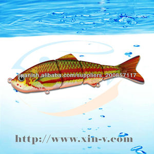 Vivid 4 sección articulada cebo señuelo de los trastos de pesca - Product Image 2