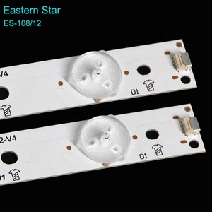 ES-108 5 pièces/ensemble GJ-2K16-430-D512-V4 de bande de rétroéclairage pour P Hilips 43PUH6101/88 TV <span class=keywords><strong>Led</strong></span> rétro-éclairage - Product Image 4