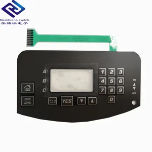 China Custom Embossed Keys Metal Dome Tactile LCD Membrane keypad Switch