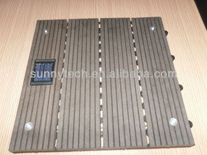 Bricolaje 1.wpc/jardín solar led suelo/al aire libre cubiertas de bricolaje - Product Image 1