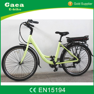 Mujeres retro bicicleta eléctrica con asiento de bebé 36 v batería de iones de litio para bicicleta motorizada - Product Image 3