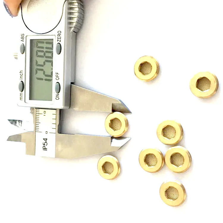 Sanitair Metalen Rand 1/10 Micron Koperdraad Gaas Filter Disc