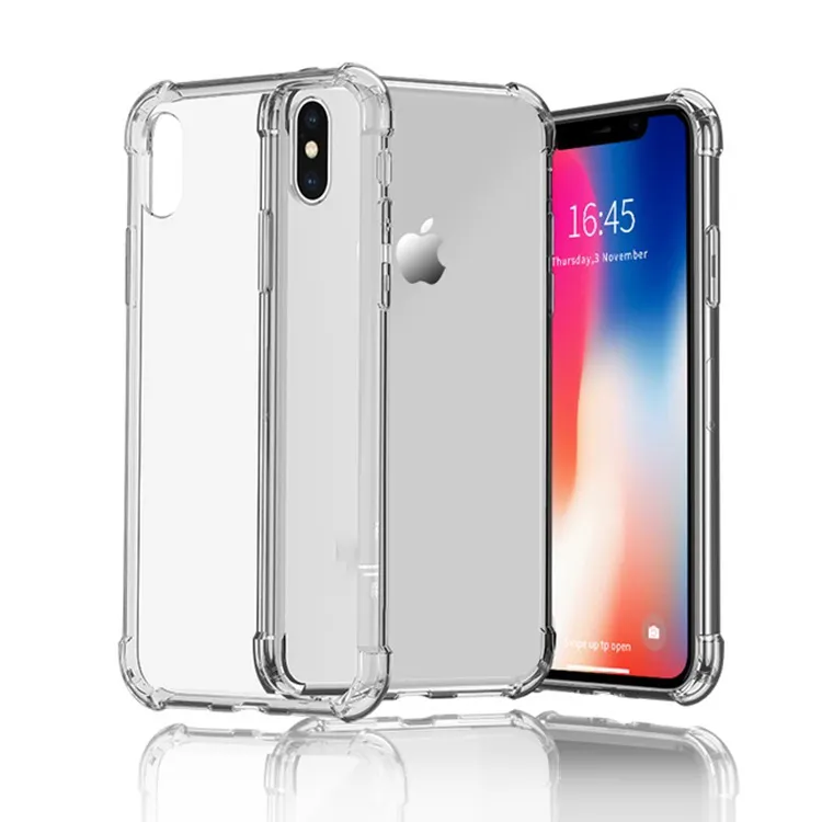 최신 shockproof tpu 셀 폰 back cover case 대 한 iphone xs plus