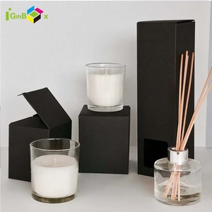 Custom Foldable Tealight Folding Paper Candle Soap Jar Holder Folding Kraft Gift <strong>Box</strong> <strong>Flat</strong> <strong>Packing</strong> Packaging Luxury Candle <strong>Box</strong> - Product Image 4