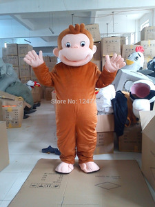 Disfrute CE adultos <span class=keywords><strong>Jorge</strong></span> <span class=keywords><strong>el</strong></span> <span class=keywords><strong>curioso</strong></span> mono mascota del traje de la historieta con la ropa - Product Image 4