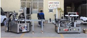 Lienm độ chính xác cao kép Side chai tròn máy móc dán nhãn mỹ phẩm Applicator máy in chai máy dán nhãn - Product Image 5