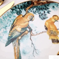 Hôtels France souvenir touristique plaques en céramique animaux peinture à l'encre