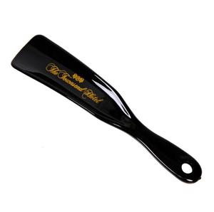 Promotional Short ABS plastic shoehorn with custom logo for shoe tree brand shop family portable small short long shoe horns