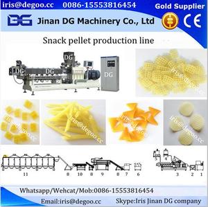 Chảo papad hình dạng ống đồ ăn nhẹ viên/macroni/pasta viên snack máy làm/hoàn chỉnh dây chuyền sản xuất - Product Image 6