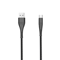 Câbles de charge rapide USB C 3A de type TPE sans nœuds personnalisables de 0,5 m, 1 m, 2 m pour iPhone et téléphone portable Android