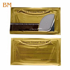 Masker Pengencang Kulit, Masker Leher Kristal Gel Kolagen Emas Tambal Perawatan Kulit Leher 24K - Product Image 4