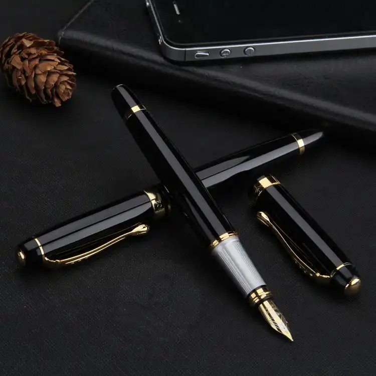 High quality metal black color fountain pen from Guangzhou