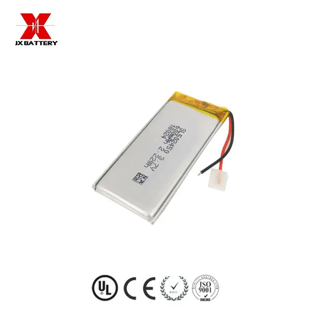 Hot koop oplaadbare 3.7 v lithium ion lipo batterij 502450 600 mah telefoon speakers batterij