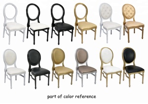 Silla de comedor de resina de estilo francés, sillón de brazo Louis <span class=keywords><strong>Ghost</strong></span>, sillón sin brazos - Product Image 5