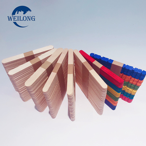 Colorido de madera de abedul helado arte palo de helado bares para los niños de juguete hecho en china. - Product Image 2