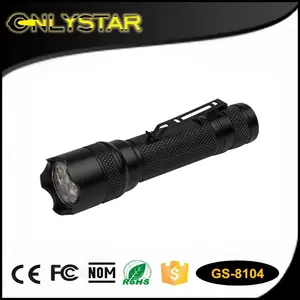 Onlystar GS-8104 venta caliente 4 LED 2 UV mini portátil que cambia de color LED antorcha