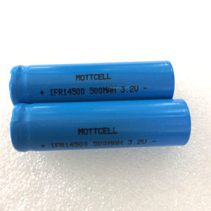 Lifepo4 Cellule IFR14500 500 Mah <span class=keywords><strong>3</strong></span>.2 V Li-Ion Lithium Solaire Batterie - Product Image 1