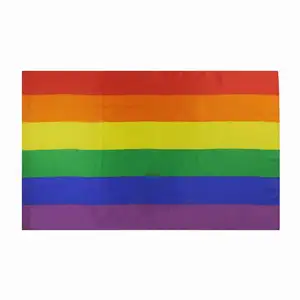 OEM China Fabrik lgbt Flagge 3x5 ft benutzer definierte Design Regenbogen voll farbige Flaggen