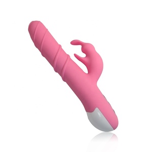 USB şarj edilebilir g-spot vibratör rotasyon tavşan vibratör sokmak için büyük elektrikli titreşimli kadın klitoris - Product Image 3
