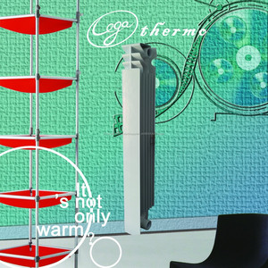 Centrale mur monté chauffage double en acier tube bi-métal radiateur 500mm - Product Image 5