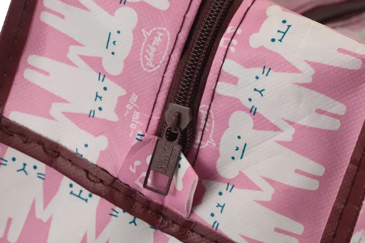 Laminated Shopping Bag Custom High Quality Opp Laminated Zip Lock Big Non Woven Shopping Bag