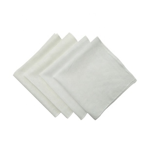 منديل أبيض قطن 100% بلون سادة مريح من الصين - Product Image 1