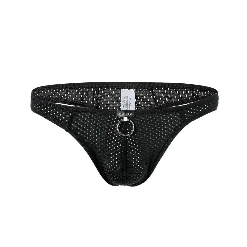 Cueca fio dental masculina, malha sexy, cuecas, roupa íntima