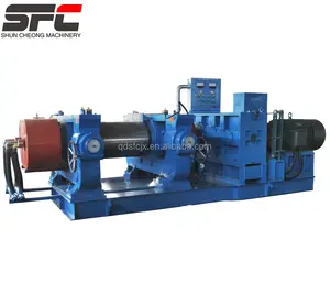 XKP 560 Rubber Cracker / Crusher Mill For Recycling Waste Tyre Making Rubber Powder